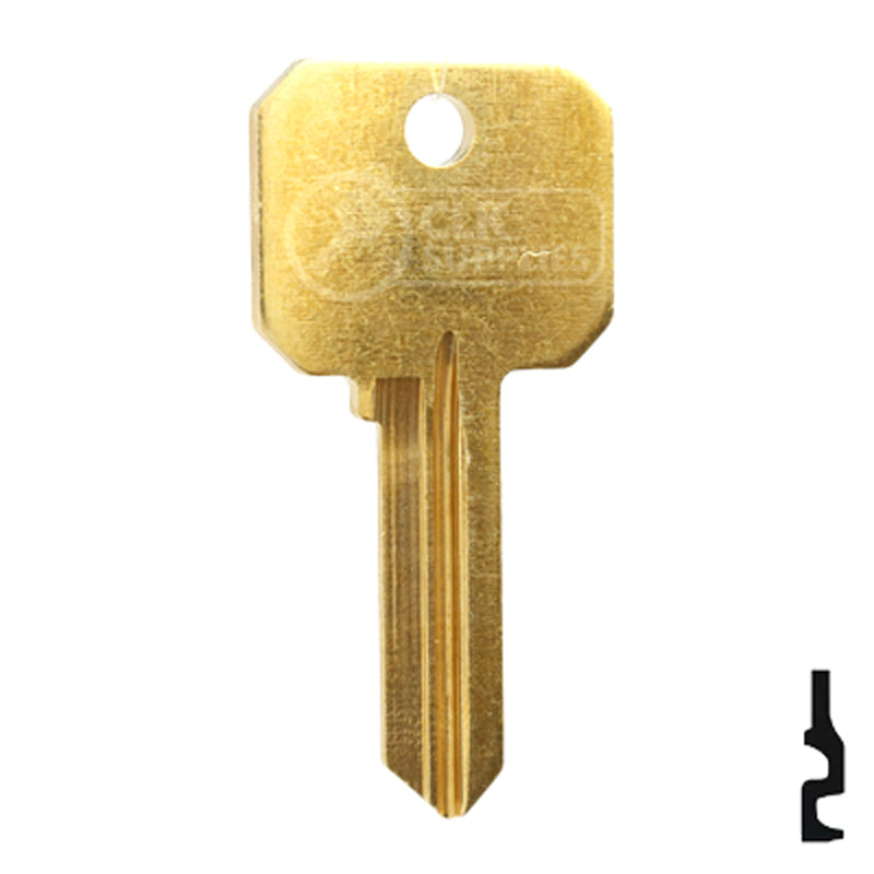 Uncut Key Blank | Arrow | NB, AR1 Residential-Commercial Key Ilco