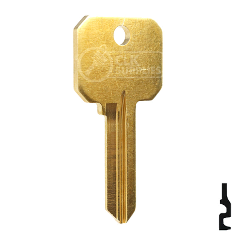 Uncut Key Blank | Arrow | NB, AR1 Residential-Commercial Key Ilco