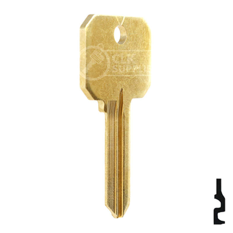 Uncut Key Blank | Arrow | NB, AR1 Residential-Commercial Key Ilco