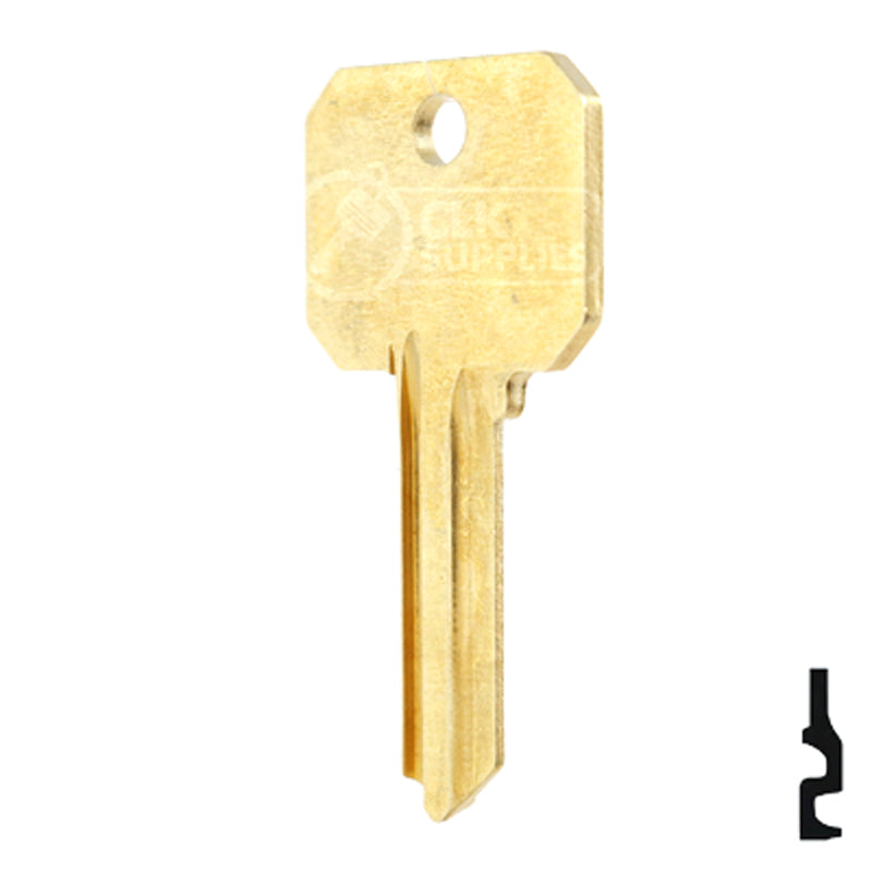 Uncut Key Blank | Arrow | NB, AR1 Residential-Commercial Key Ilco