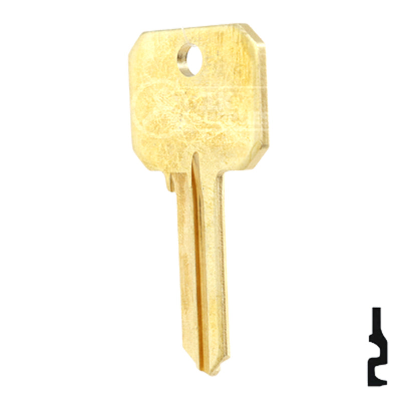 Uncut Key Blank | Arrow | NB, AR1 Residential-Commercial Key Ilco