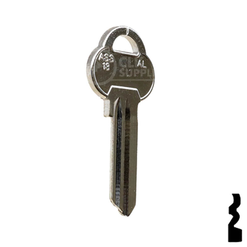 Uncut Key Blank | ASSA | AS15 Residential-Commercial Key Ilco