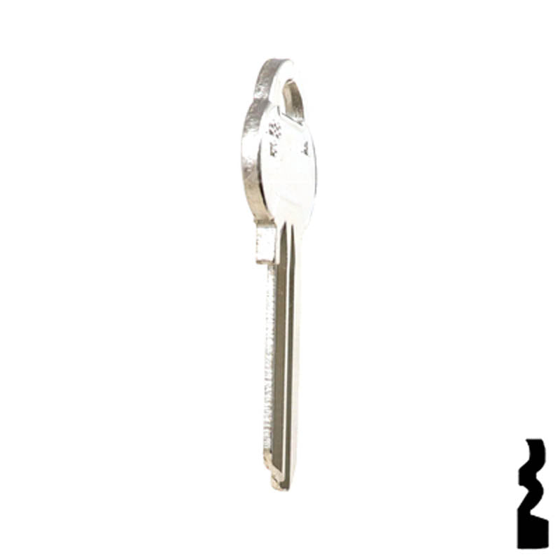 Uncut Key Blank | ASSA | AS15 Residential-Commercial Key Ilco