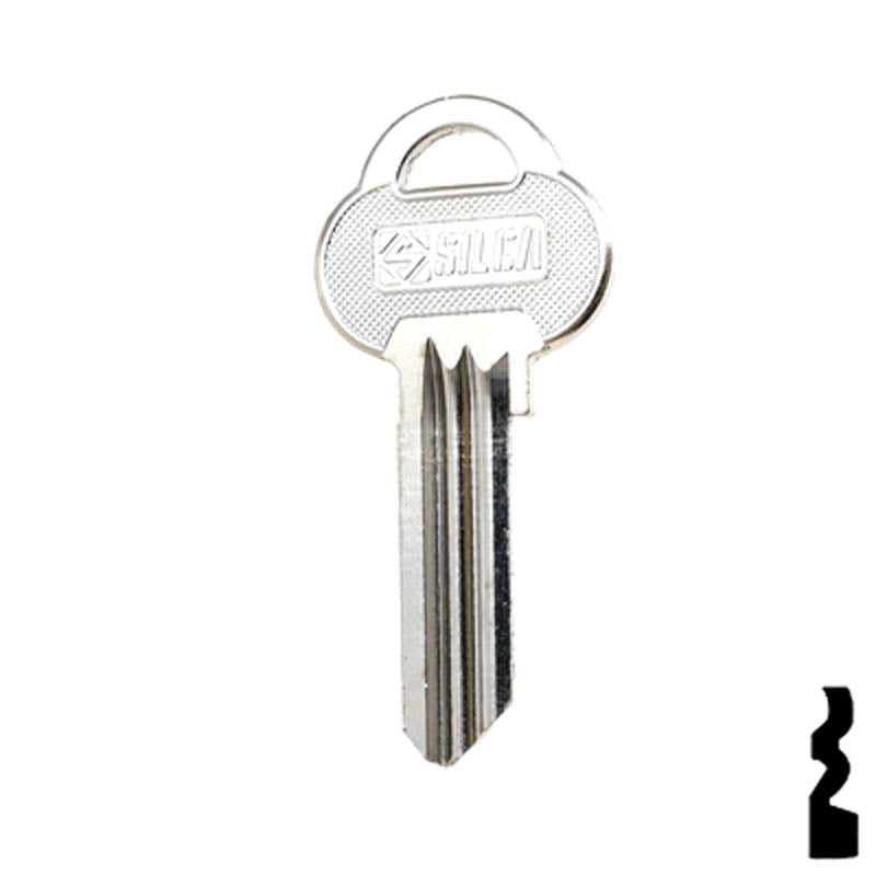 Uncut Key Blank | ASSA | AS15 Residential-Commercial Key Ilco