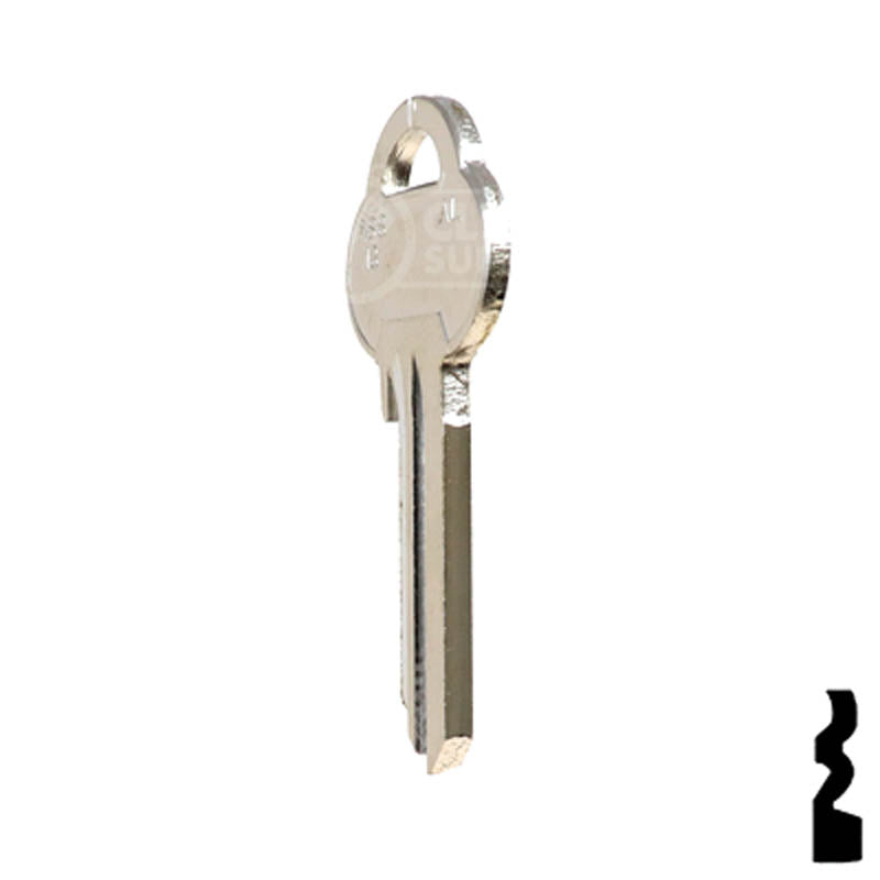 Uncut Key Blank | ASSA | AS15 Residential-Commercial Key Ilco