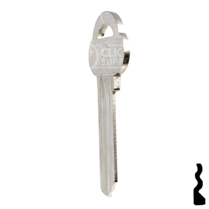 Uncut Key Blank | ASSA | AS64 Residential-Commercial Key Ilco