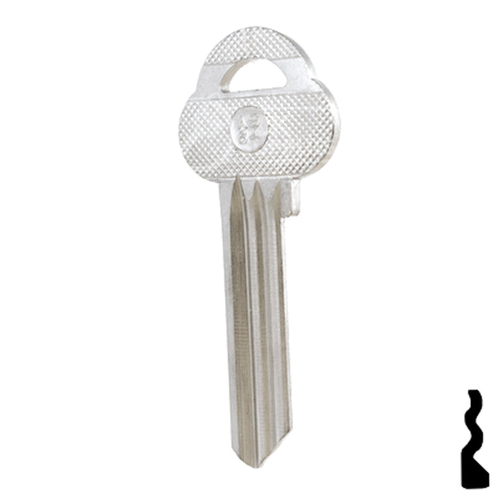 Uncut Key Blank | ASSA | AS64 Residential-Commercial Key Ilco