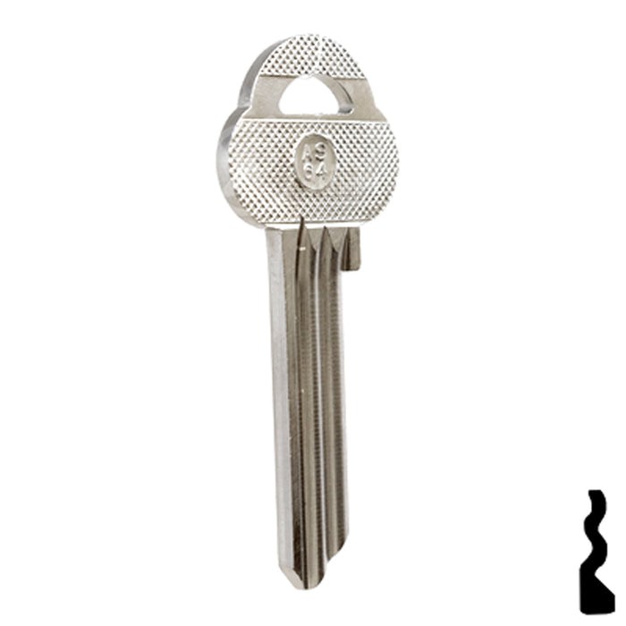 Uncut Key Blank | ASSA | AS64 Residential-Commercial Key Ilco