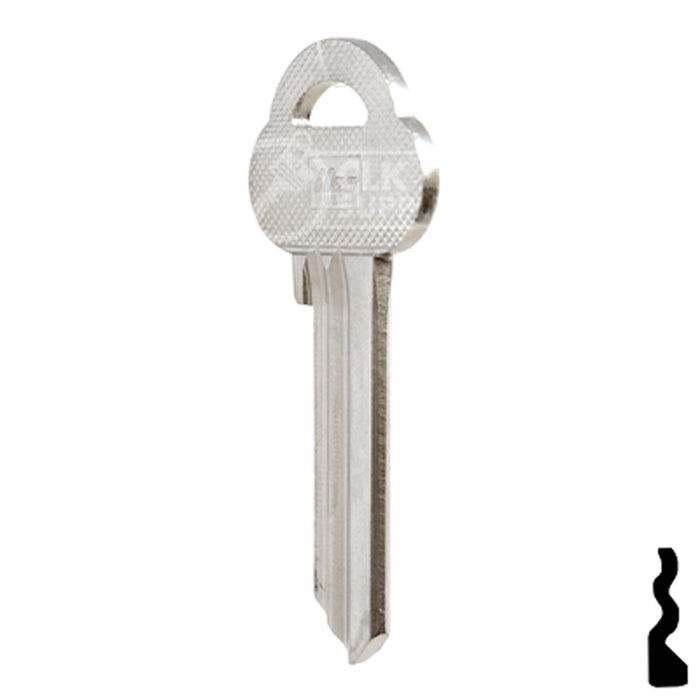 Uncut Key Blank | ASSA | AS64 Residential-Commercial Key Ilco