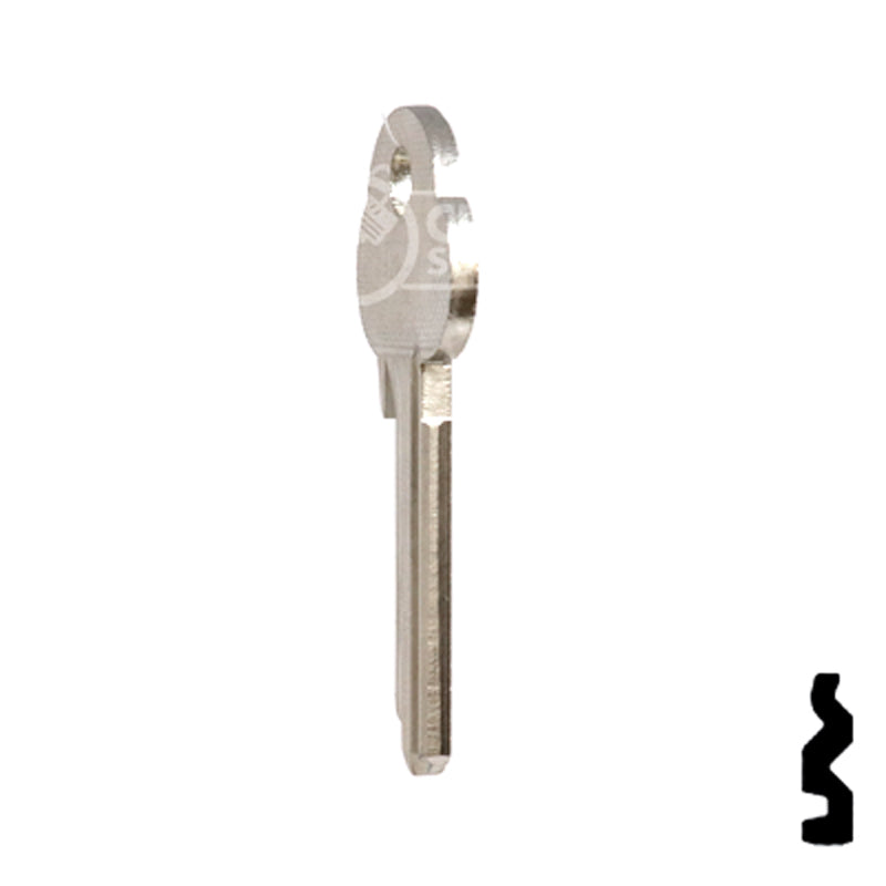 Uncut Key Blank | ASSA | AS73 Residential-Commercial Key Ilco
