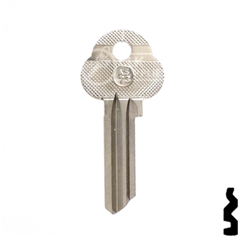 Uncut Key Blank | ASSA | AS73 Residential-Commercial Key Ilco
