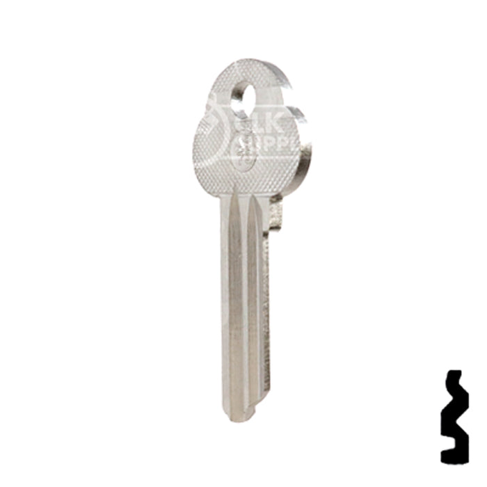 Uncut Key Blank | ASSA | AS73 Residential-Commercial Key Ilco