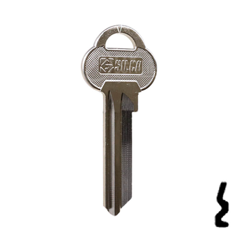 Uncut Key Blank | ASSA | ASS12 Residential-Commercial Key Ilco