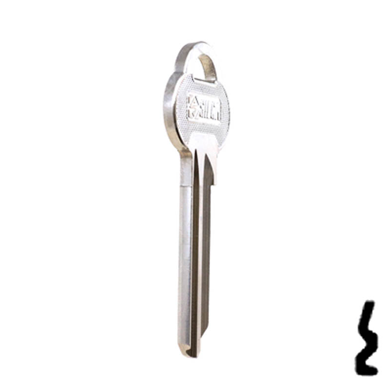 Uncut Key Blank | ASSA | ASS12 Residential-Commercial Key Ilco