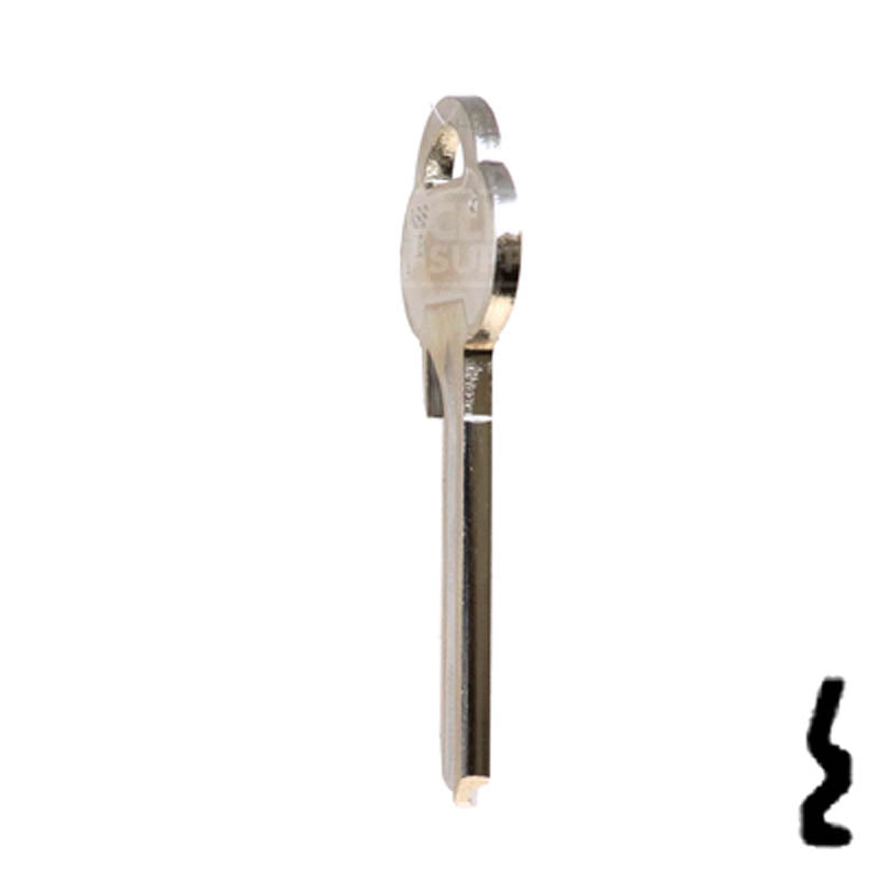 Uncut Key Blank | ASSA | ASS12 Residential-Commercial Key Ilco