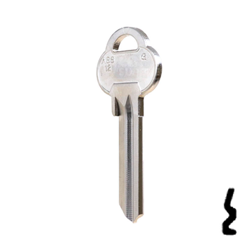 Uncut Key Blank | ASSA | ASS12 Residential-Commercial Key Ilco