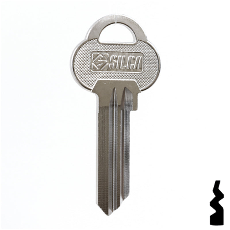 Uncut Key Blank | ASSA | ASS17R, AS8 Residential-Commercial Key Ilco