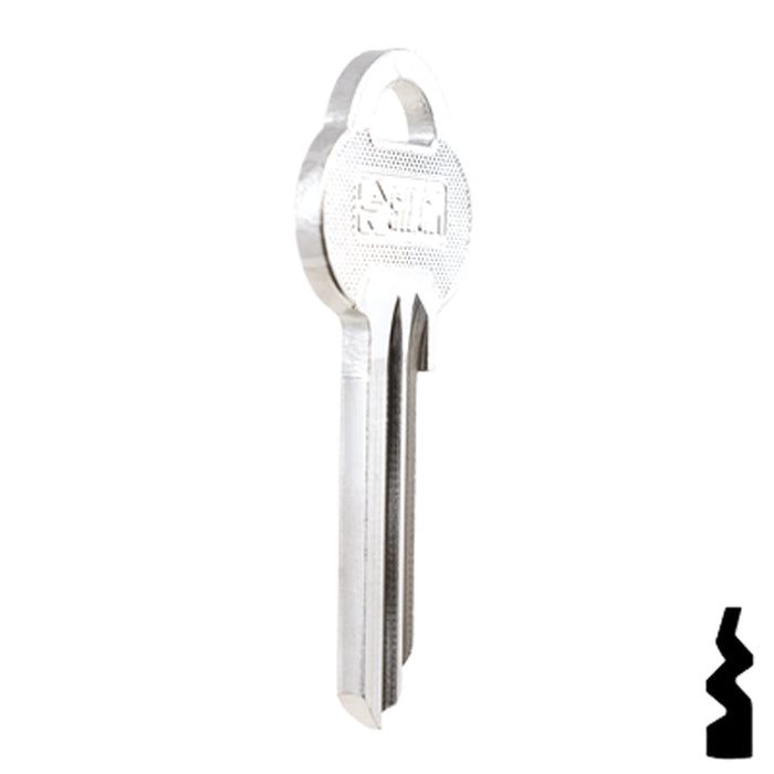 Uncut Key Blank | ASSA | ASS17R, AS8 Residential-Commercial Key Ilco