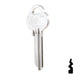 Uncut Key Blank | ASSA | ASS17R, AS8 Residential-Commercial Key Ilco