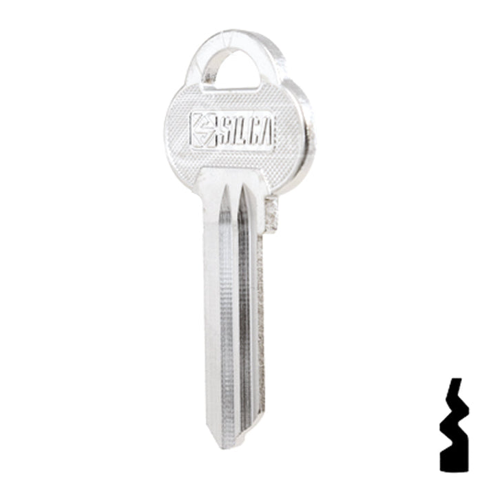 Uncut Key Blank | ASSA | ASS17R, AS8 Residential-Commercial Key Ilco