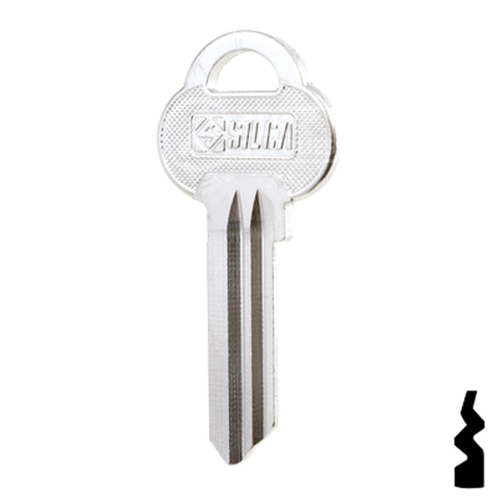 Uncut Key Blank | ASSA | ASS17R, AS8 Residential-Commercial Key Ilco