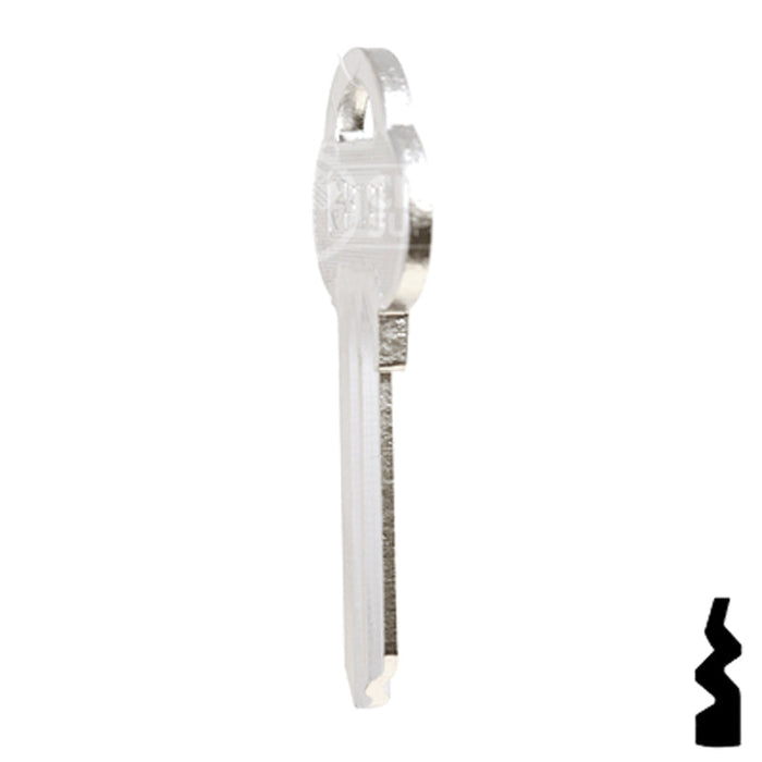 Uncut Key Blank | ASSA | ASS17R, AS8 Residential-Commercial Key Ilco