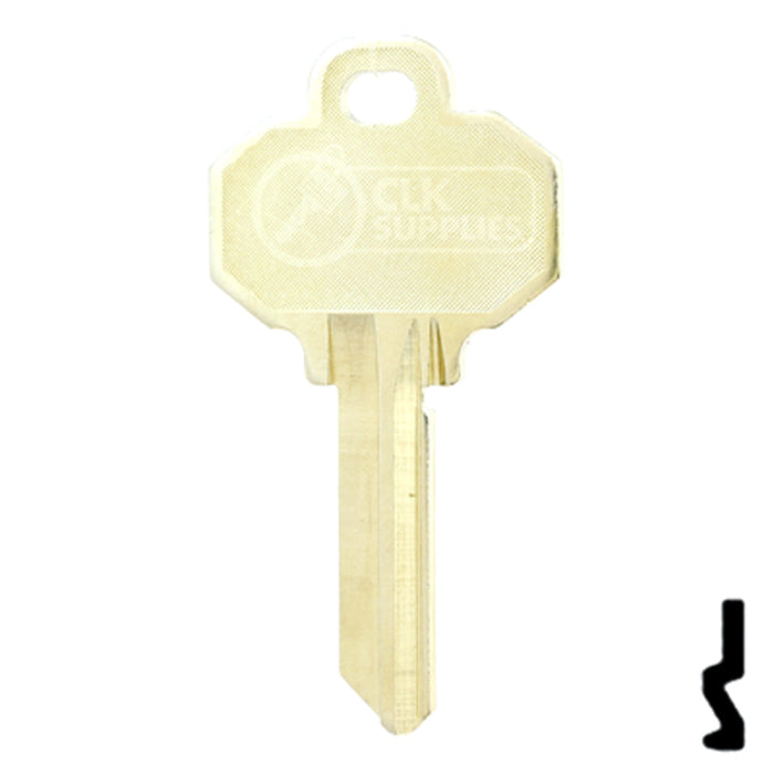 Uncut Key Blank | Baldwin | 1511 Residential-Commercial Key Ilco