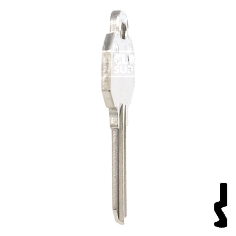 Uncut Key Blank | Baldwin | BW2-NP, 1510, BAL-2 Residential-Commercial Key JMA USA