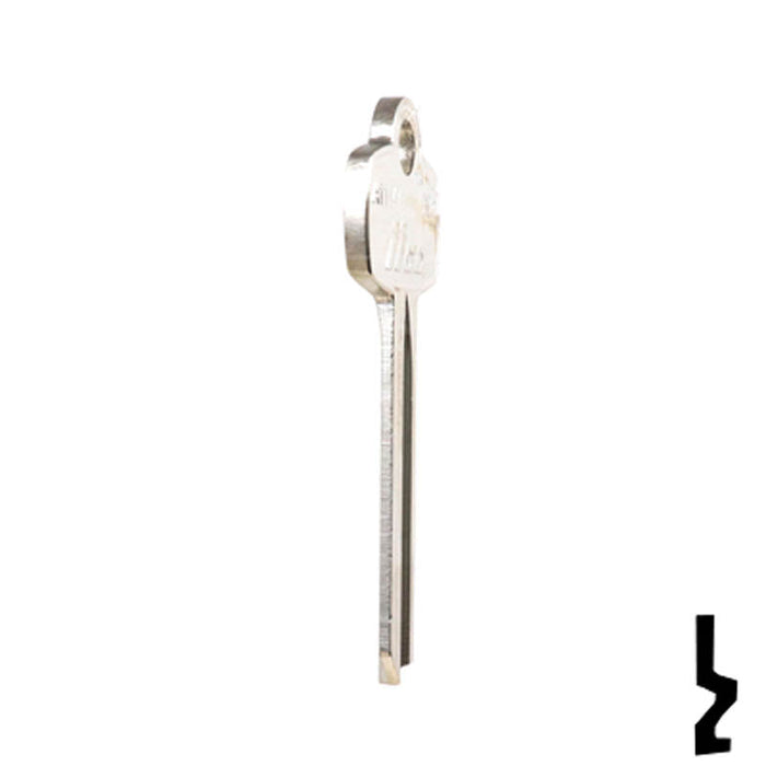 Uncut Key Blank | Best | A1114A, BE2 Residential-Commercial Key Ilco