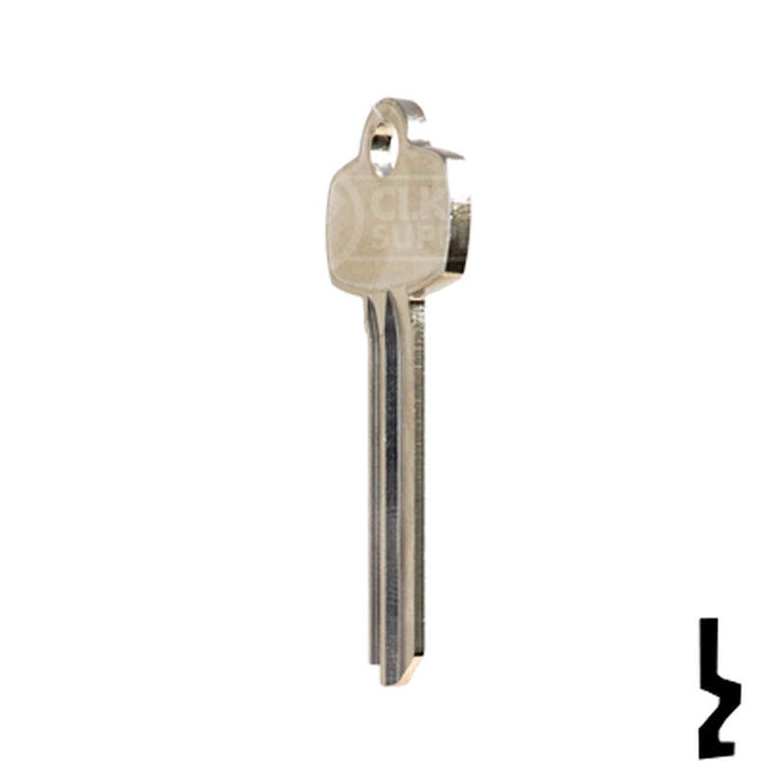 Uncut Key Blank | Best | A1114A, BE2 Residential-Commercial Key Ilco