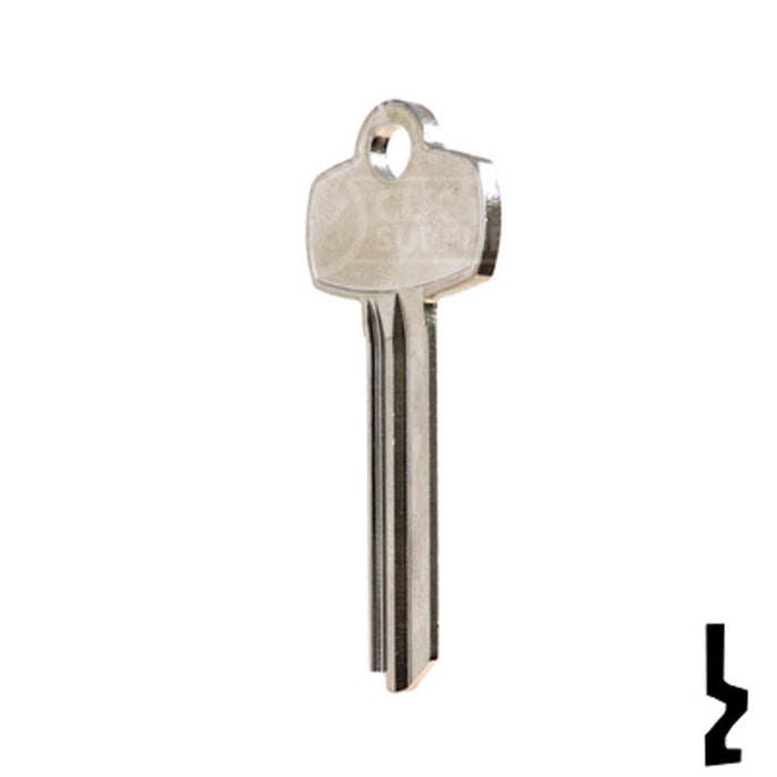 Uncut Key Blank | Best | A1114A, BE2 Residential-Commercial Key Ilco