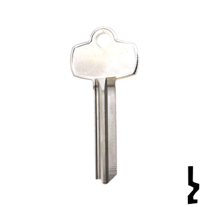 Uncut Key Blank | Best | A1114A, BE2 Residential-Commercial Key Ilco