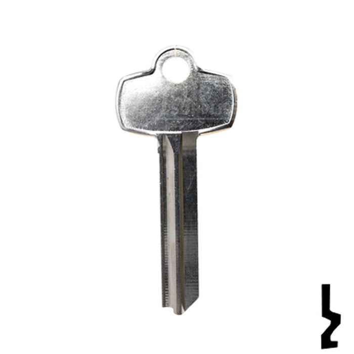 Uncut Key Blank | Best | A1114A, BE2 Residential-Commercial Key Ilco