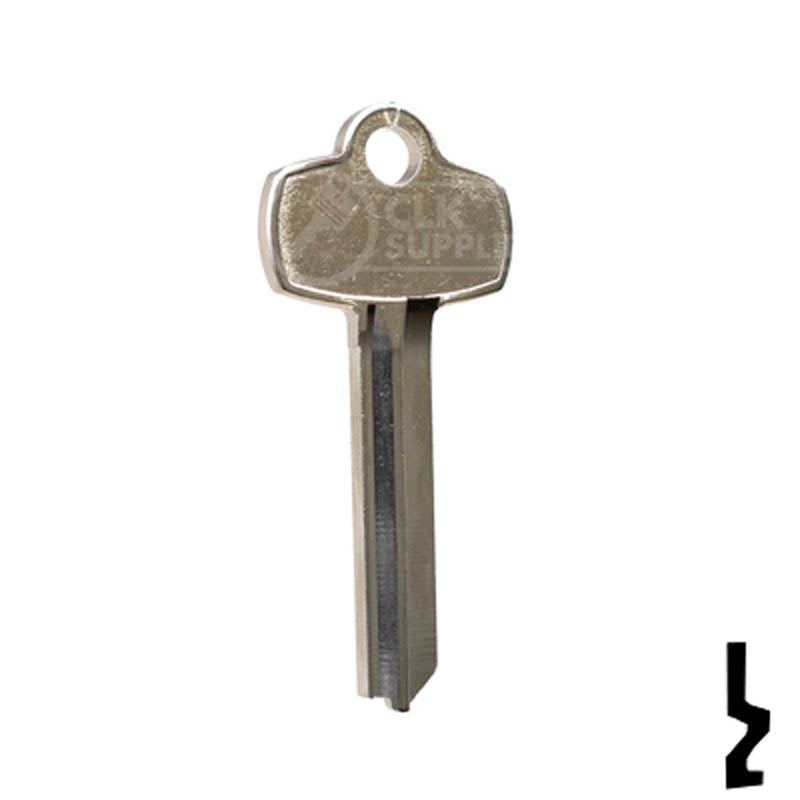 Uncut Key Blank | Best | A1114A, BE2 Residential-Commercial Key Ilco