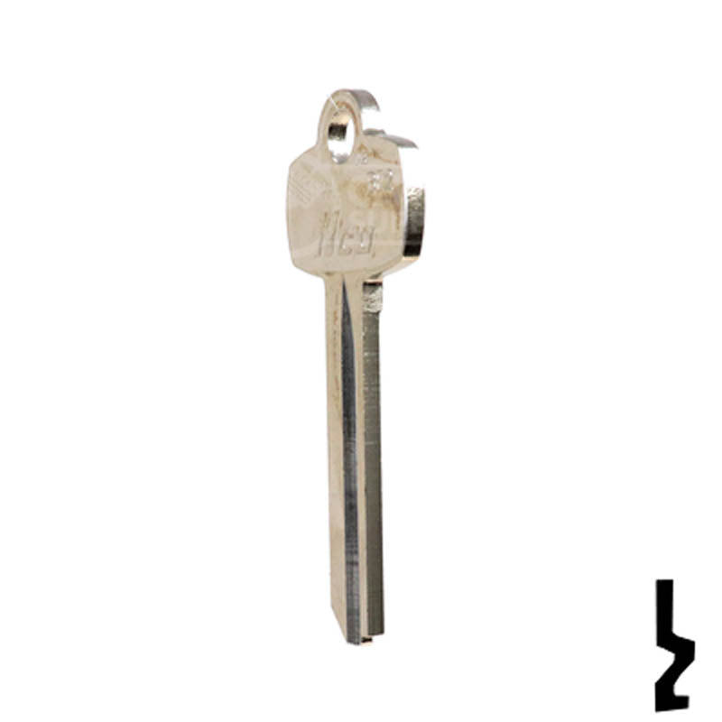 Uncut Key Blank | Best | A1114A, BE2 Residential-Commercial Key Ilco