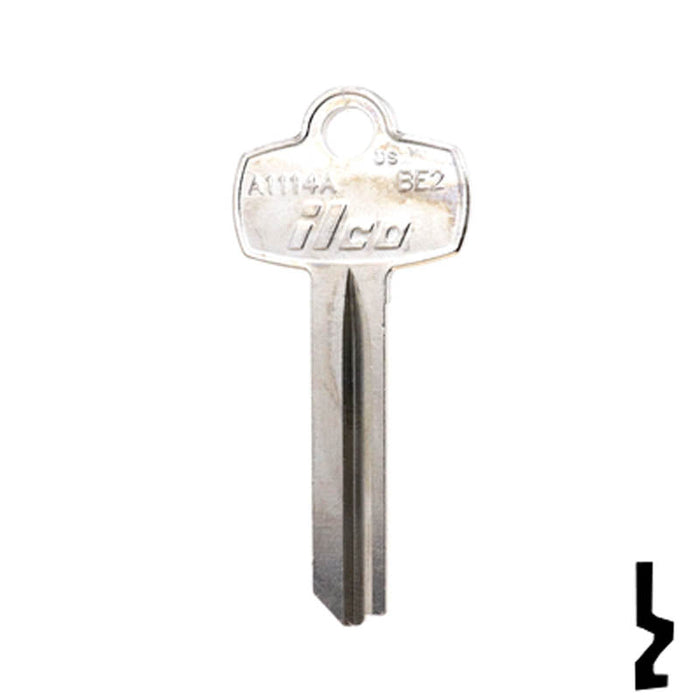 Uncut Key Blank | Best | A1114A, BE2 Residential-Commercial Key Ilco