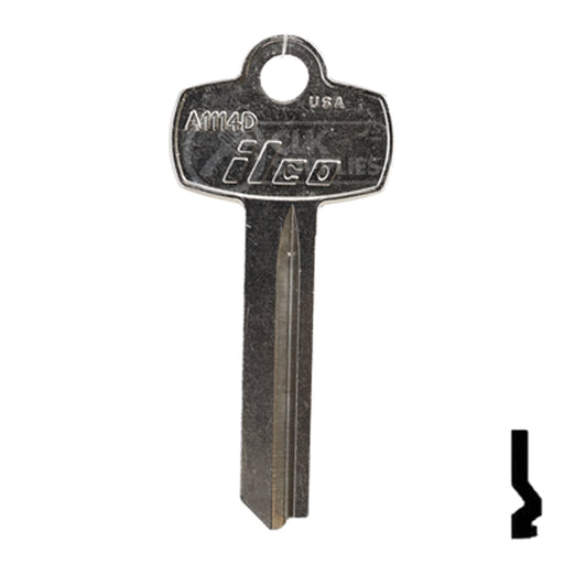 Uncut Key Blank | Best | A1114D Residential-Commercial Key Ilco