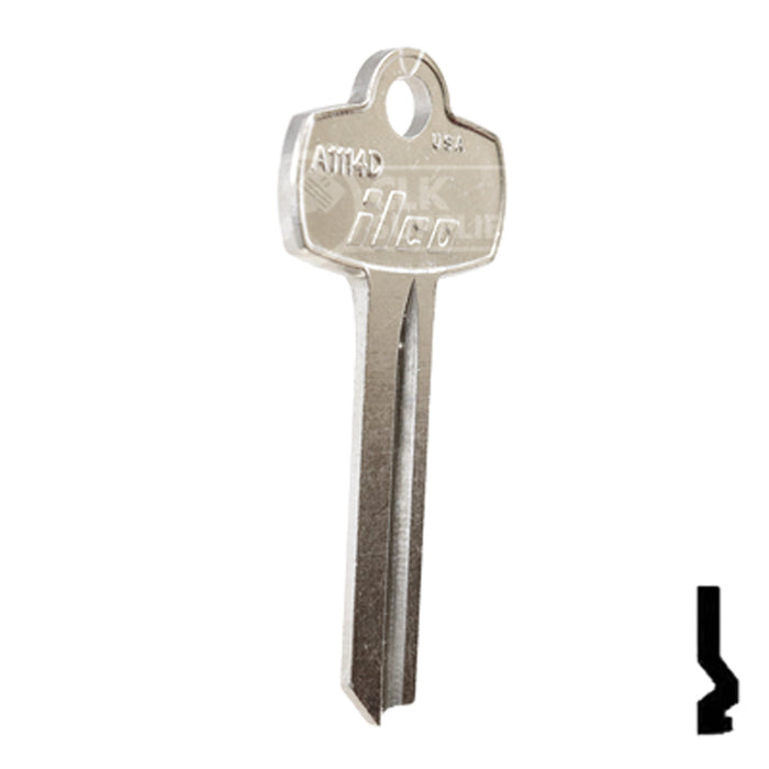 Uncut Key Blank | Best | A1114D Residential-Commercial Key Ilco