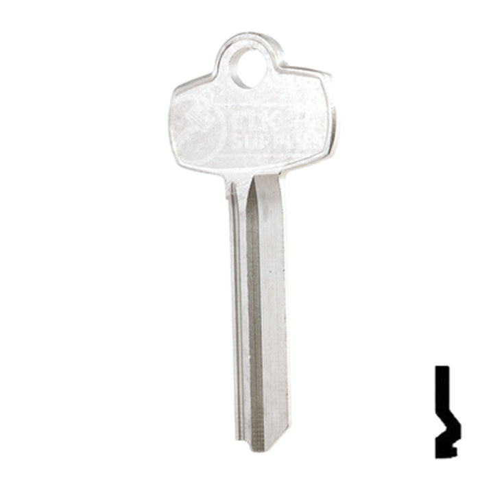 Uncut Key Blank | Best | A1114D Residential-Commercial Key Ilco