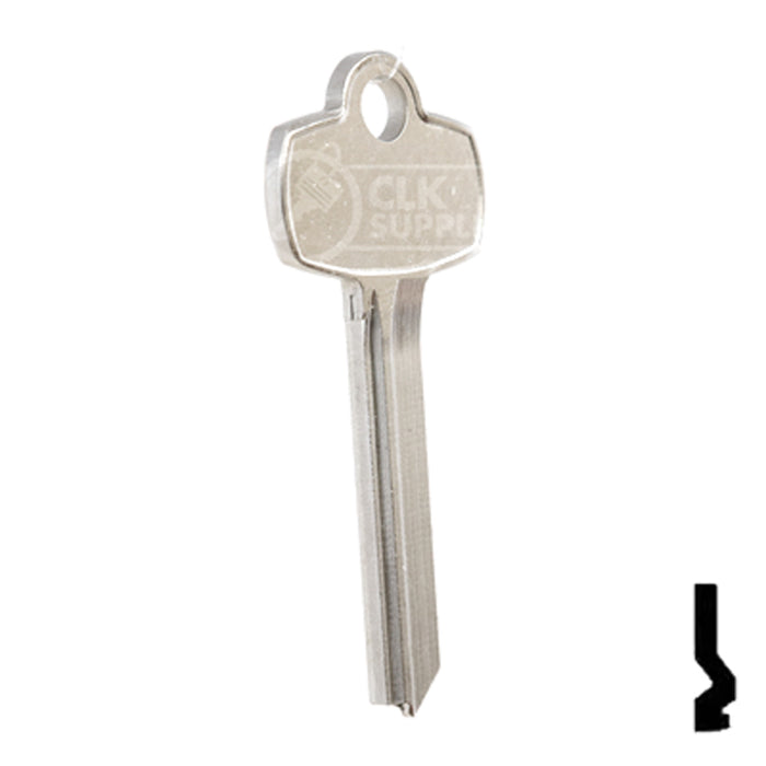 Uncut Key Blank | Best | A1114D Residential-Commercial Key Ilco