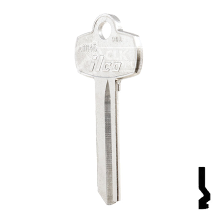 Uncut Key Blank | Best | A1114D Residential-Commercial Key Ilco