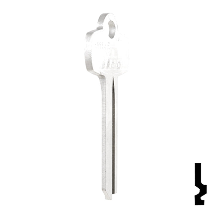 Uncut Key Blank | Best | A1114E Residential-Commercial Key Ilco