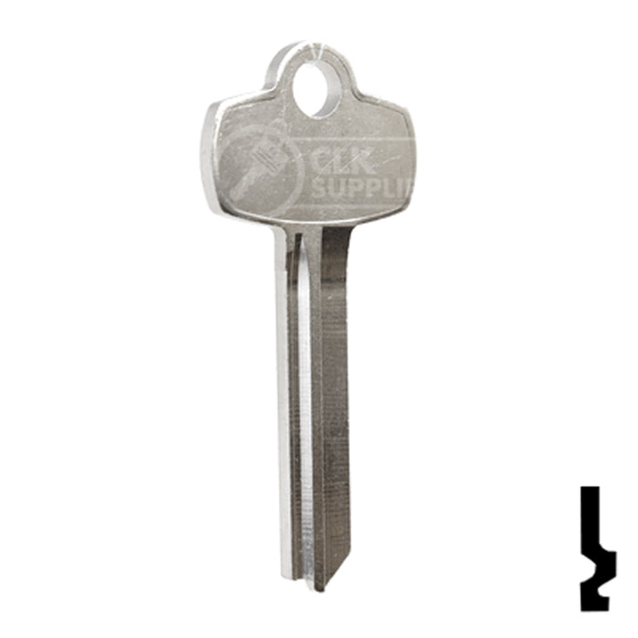 Uncut Key Blank | Best | A1114E Residential-Commercial Key Ilco