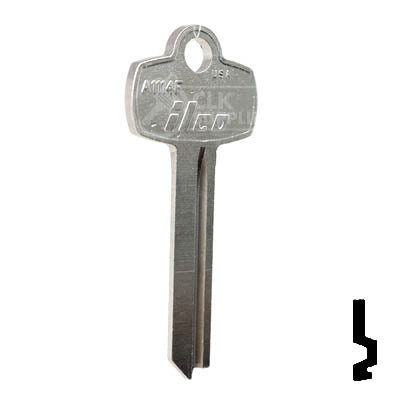 Uncut Key Blank | Best | A1114F Residential-Commercial Key Ilco