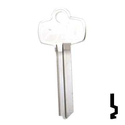 Uncut Key Blank | Best | A1114F Residential-Commercial Key Ilco