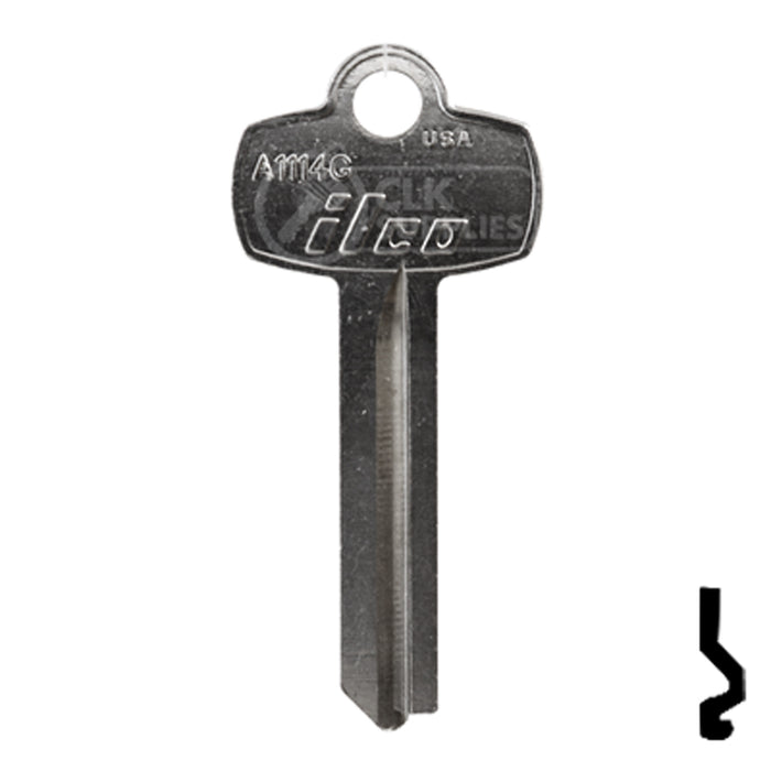 Uncut Key Blank | Best | A1114G Residential-Commercial Key Ilco