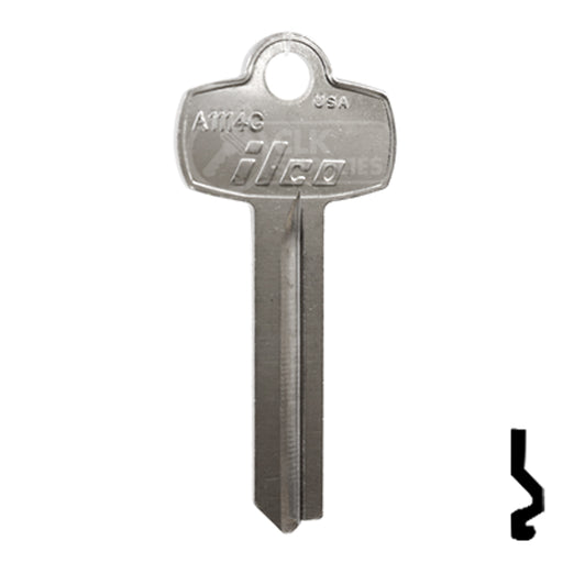 Uncut Key Blank | Best | A1114G Residential-Commercial Key Ilco