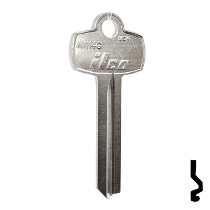 Uncut Key Blank | Best | A1114G Residential-Commercial Key Ilco