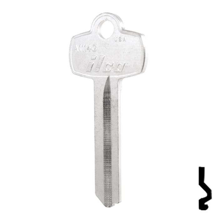 Uncut Key Blank | Best | A1114G Residential-Commercial Key Ilco