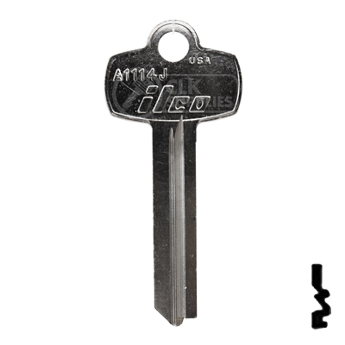 Uncut Key Blank | Best | A1114J Residential-Commercial Key Ilco